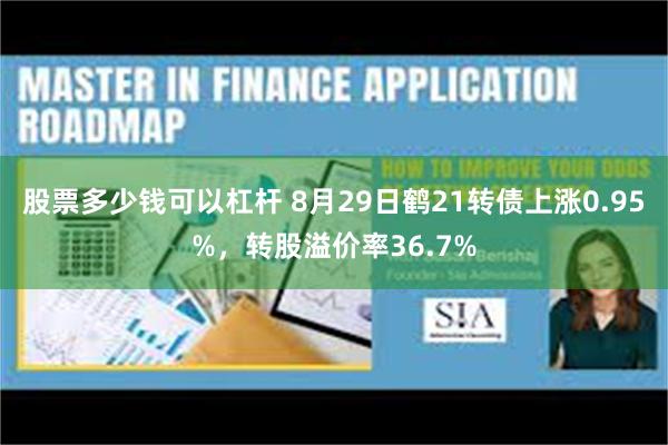 股票多少钱可以杠杆 8月29日鹤21转债上涨0.95%，转股溢价率36.7%